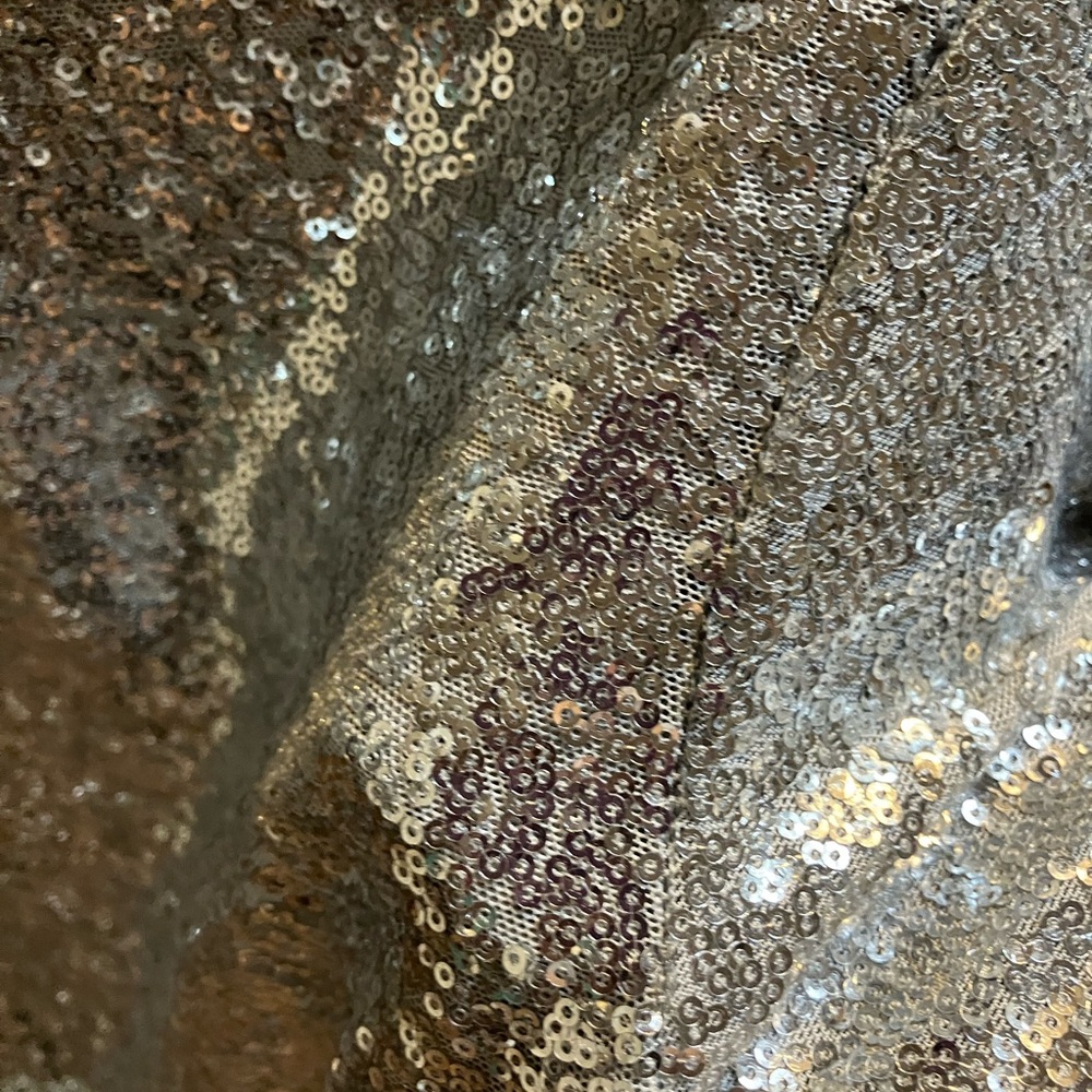 H&M sequin crop top in mesh, last call - like new, M - Picture 4 of 4